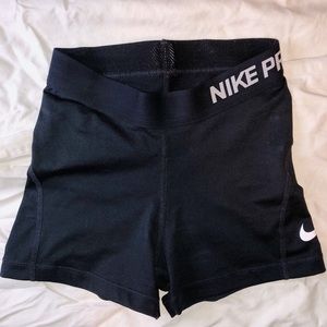 Black Nike Pros Spandex Shorts • DriFit • Size XS